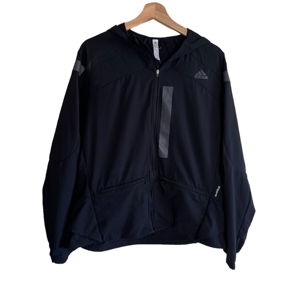 Adidas Women’s Marathon Black Running Jacket - Picture 2 of 6